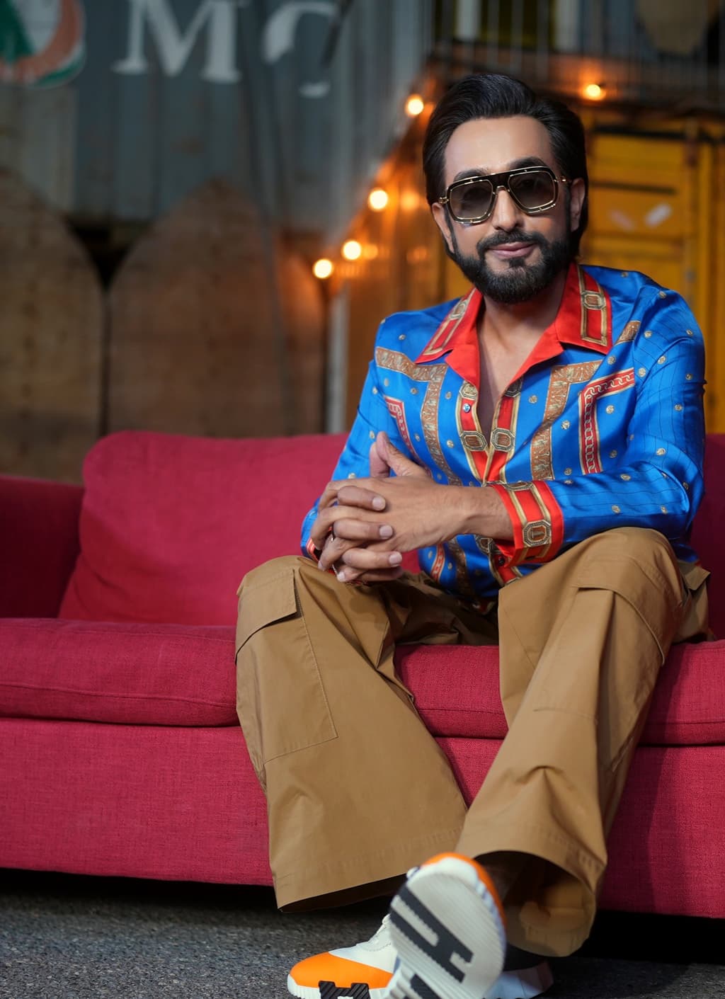 Habib Qaderi backstage portrait